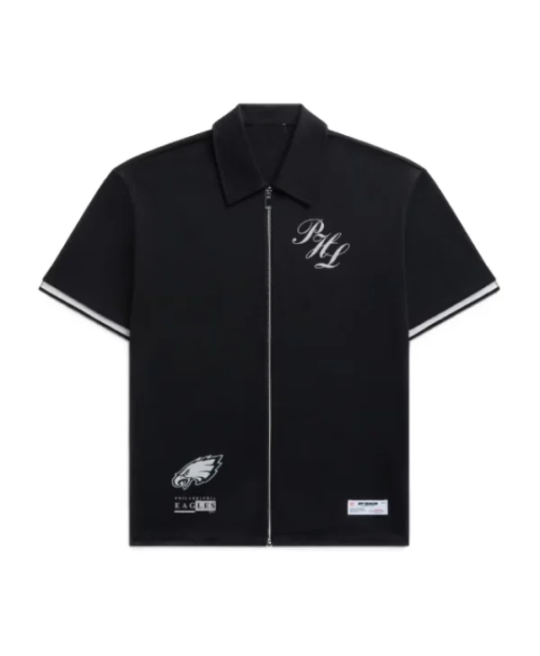 Philadelphia Eagles Zip-Up T-Shirt
