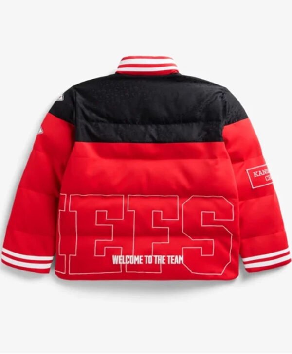 Unisex OFF Season x NFL Kansas City Chiefs Team Red And Black Puffer Jacket
