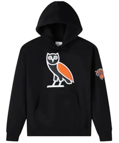 Black OVO X NBA Knicks Hoodie