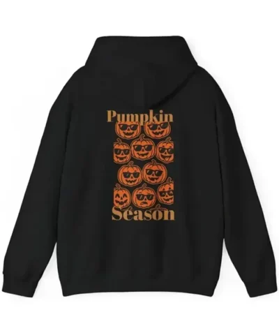 Unisex Pumpkin Season Printed Pullover Hoodie