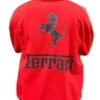 Vintage Ferrari F1 Red Bomber Track Jacket