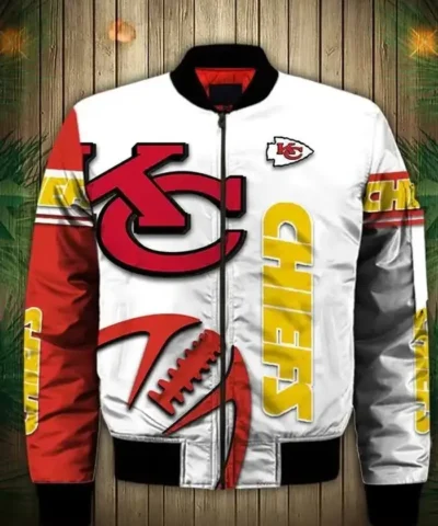 Vintage Kansas City Chiefs Bomber Jacket