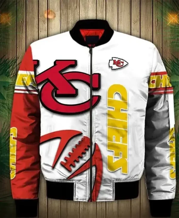 Vintage Kansas City Chiefs Bomber Jacket