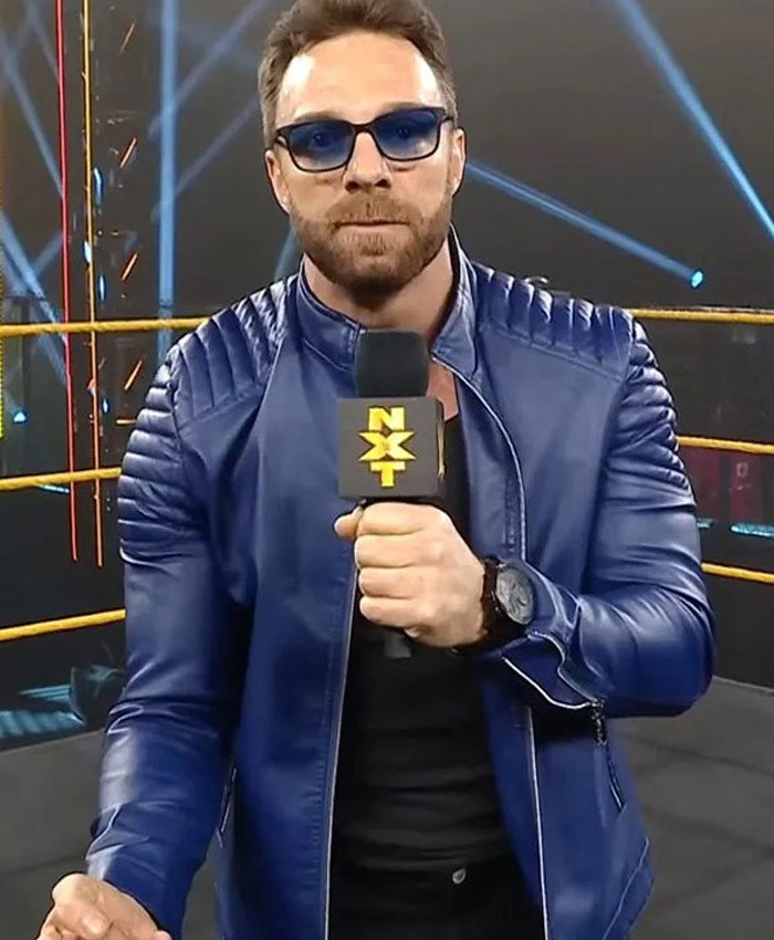 WWE LA Knight Blue Jacket