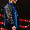 WWE Logan Paul Blue And Black Letterman Varsity Jacket