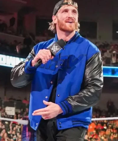 WWE Logan Paul Letterman Varsity Jacket