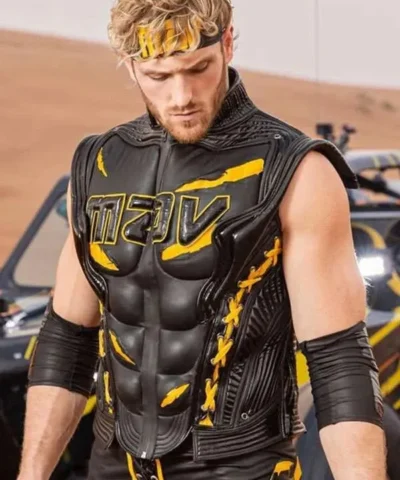 WWE Monday Night RAW Logan Paul Leather Vest