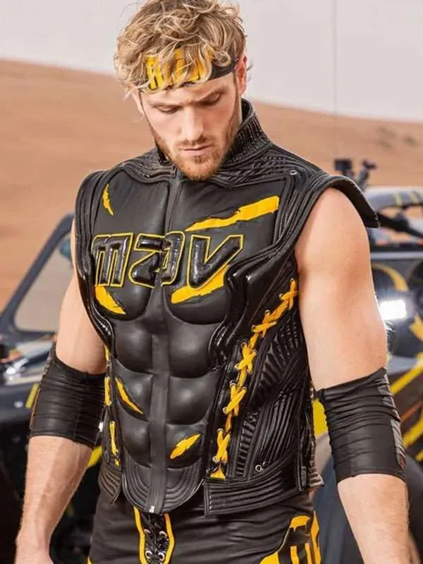 WWE Monday Night RAW Logan Paul Leather Vest