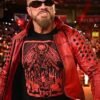 WWE Summerslam Edge Red Leather Studded Jacket