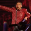 WWE Shinsuke Nakamura Asymmetrical Red Leather Jacket