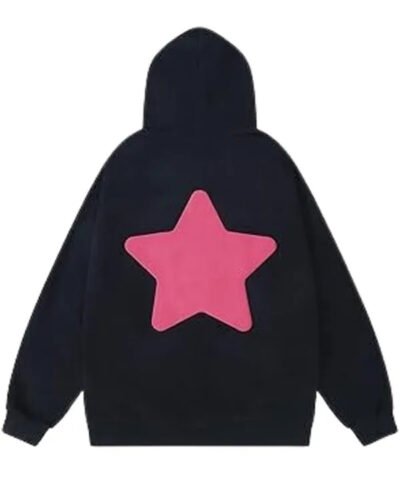 Women Aelfric Eden Oversized Black Pullover Hoodie