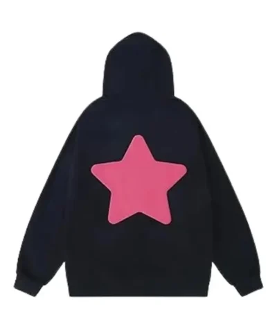 Women Aelfric Eden Oversized Black Pullover Hoodie