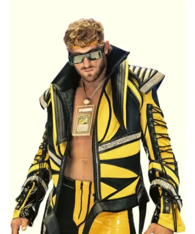 WrestleMania 38 Logan Paul Leather Jacket