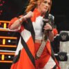 Wrestler Becky Lynch Monday Night RAW Orange Coat
