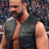 Wrestler Drew Mcintyre Black Leather Motorcycle Vest