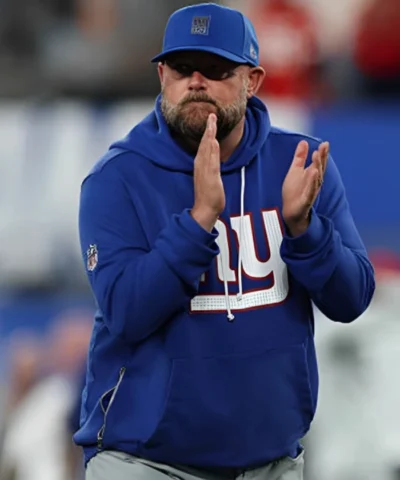 New York Giants Team Sideline Blue Pullover Hoodie - Unisex