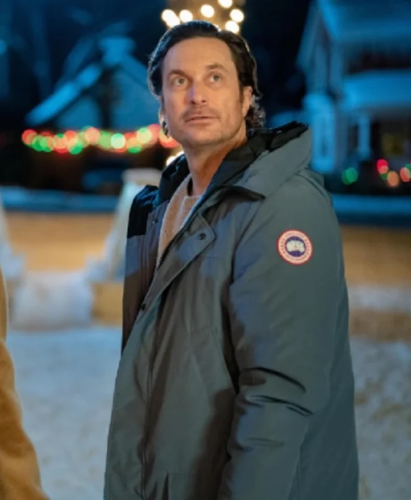 A Merry Little Ex-Mas 2025 Oliver Hudson Puffer Coat