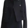 NCIS 2025 Amita Suman Cropped Trench Coat