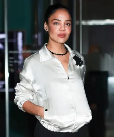 Buy BAFTA Screening 2025 Tessa Thompson Hedda Silver Jacket