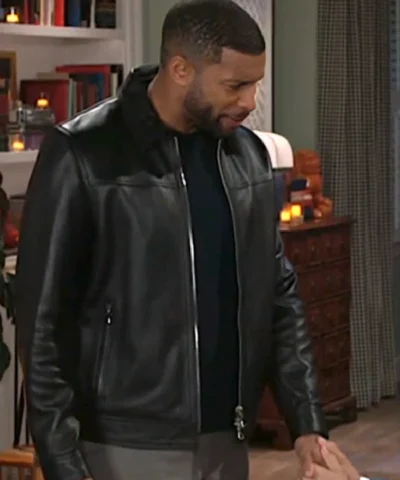 Martin Richardson Beyond the Gates 2025 Brandon Claybon Black Leather Jacket