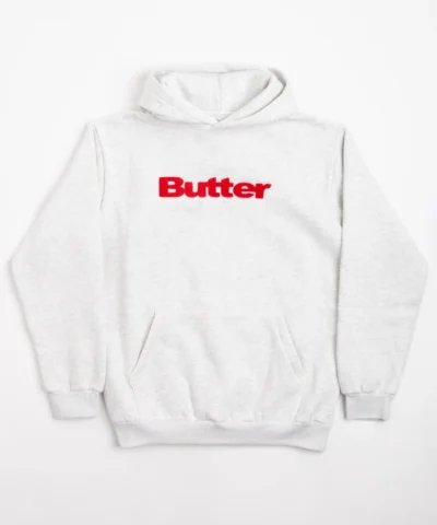 Butter Hoodie 2025 _ Grey Streetwear Logo Edition