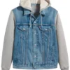 Rashad Jennings TV Series Got to Get Out 2025 Hooded Denim Trucker Jacket