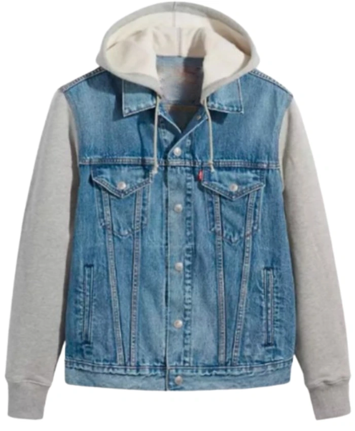Rashad Jennings TV Series Got to Get Out 2025 Hooded Denim Trucker Jacket