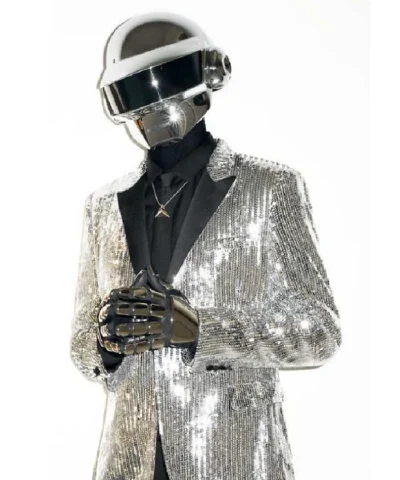 Daft Punk Sequin Costume Blazer For Sale