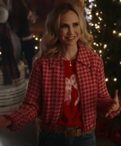 Fiona Gubelmann A Royal Montana Christmas 2025 Pink Jacket