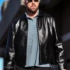 Chiefs VS Raiders Travis Kelce Black Leather Jackets