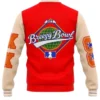 Chris Brown Breezy Bowl XX Shop Red Letterman Jackets