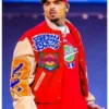 Chris Brown Breezy Bowl XX Red Letterman Jackets