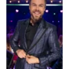 Derek Hough Dancing With the Stars Season 34 Striped Navy Blazer