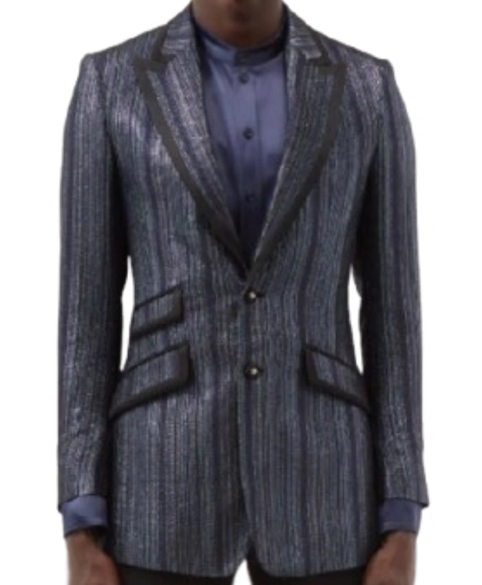 Dancing With the Stars S34 Derek Hough Striped Blazer