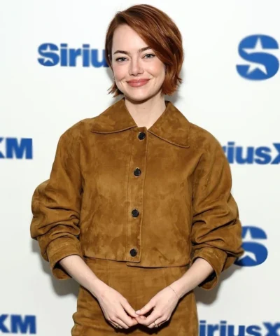Emma Stone Cropped Jacket