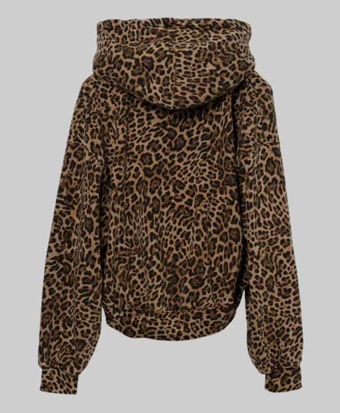 GAP Leopard Print Pullover Hoodie