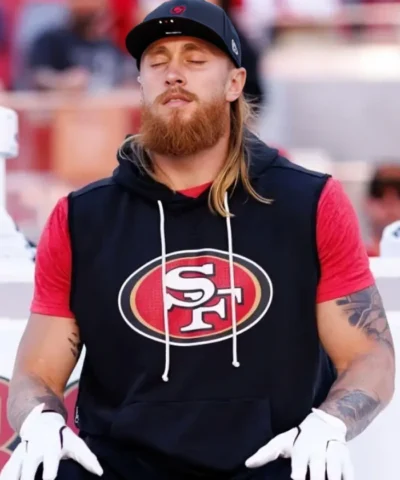 George Kittle - San Francisco 49ers 2025 Black Hoodie