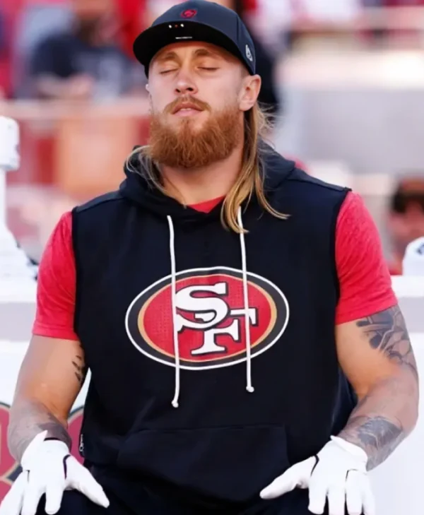 George Kittle - San Francisco 49ers 2025 Black Hoodie
