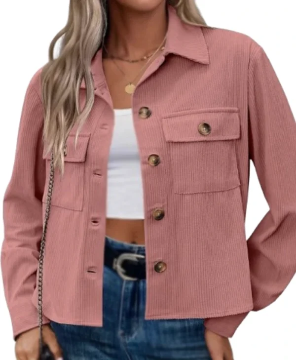 Murder in a Small Town S2 Holly Alberg Corduroy Jacket
