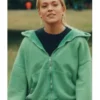 Made in Chelsea S30 Jazz Saunders Green Zip-Up Hoodie - Unisex