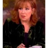 The View 2025 Joy Behar Green Velvet Jacket For Sale