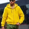 U.S. F1 Grand Prix 2025 Lewis Hamilton Yellow Hoodie For Sale
