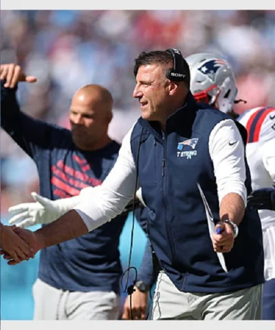 Coach Mike Vrabel New England Patriots 2025 Vest For Sale