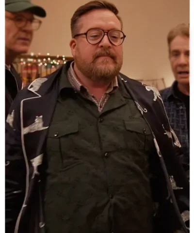 buy Howard TV-Series Only Murders in the Building S05 Michael Cyril Creighton Panthère de Nuit Silk Robe