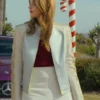 Our Fault 2025 Nicole Wallace Beige Leathers Jacket