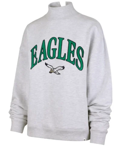 Philadelphia Eagles Mock Neck Sweatshirt