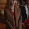 Fiona Gubelmann A Royal Montana Christmas 2025 Brown Fringe Coat