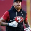 San Francisco 49ers 2025 George Kittle Sleeveless Black Hoodie