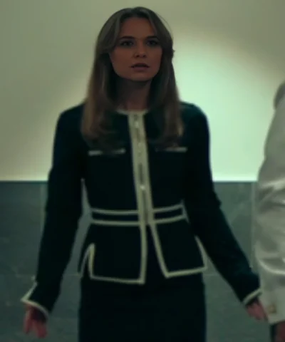 Sarah Plankmore The Rainmaker Season 1 Contrasting Zip Jacket