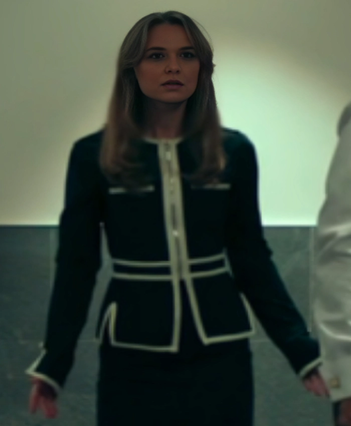 Sarah Plankmore The Rainmaker Season 1 Contrasting Zip Jacket